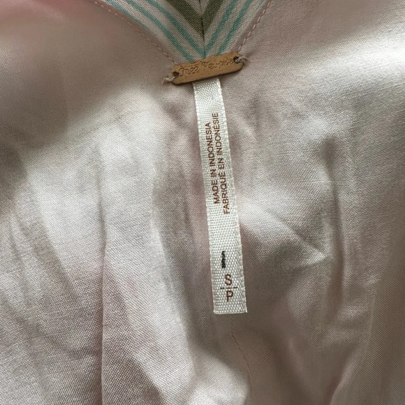 Pink Free People Psychedelic Summer Top - Picture 10 of 10